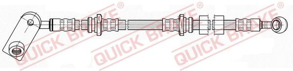 59919 Quick Brake Шланг гальмівний передній, лівий